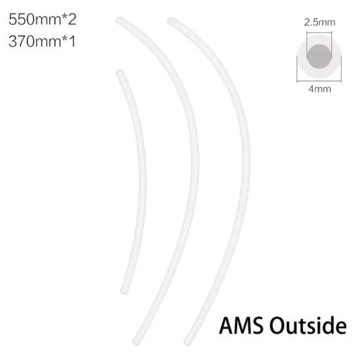 Bambu Lab P1P AMS A1 미니 3D 프린터용 테플론토 파이프, PTFE 튜브, 보우덴 압출기, 1.75mm, ID2.5 mm, OD4mm, Bamblab 필라멘트 부품 17,820원