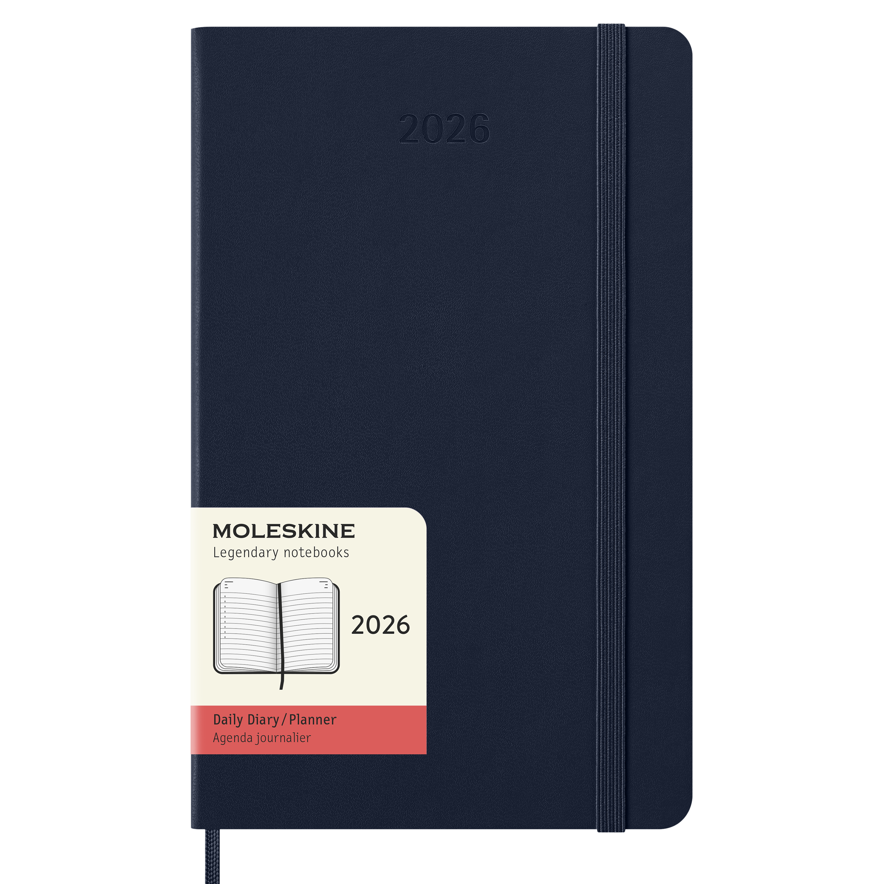 몰스킨 2026년 클래식 데일리 다이어리 12개월 하드커버, 사파이어블루, 1개 53,550원