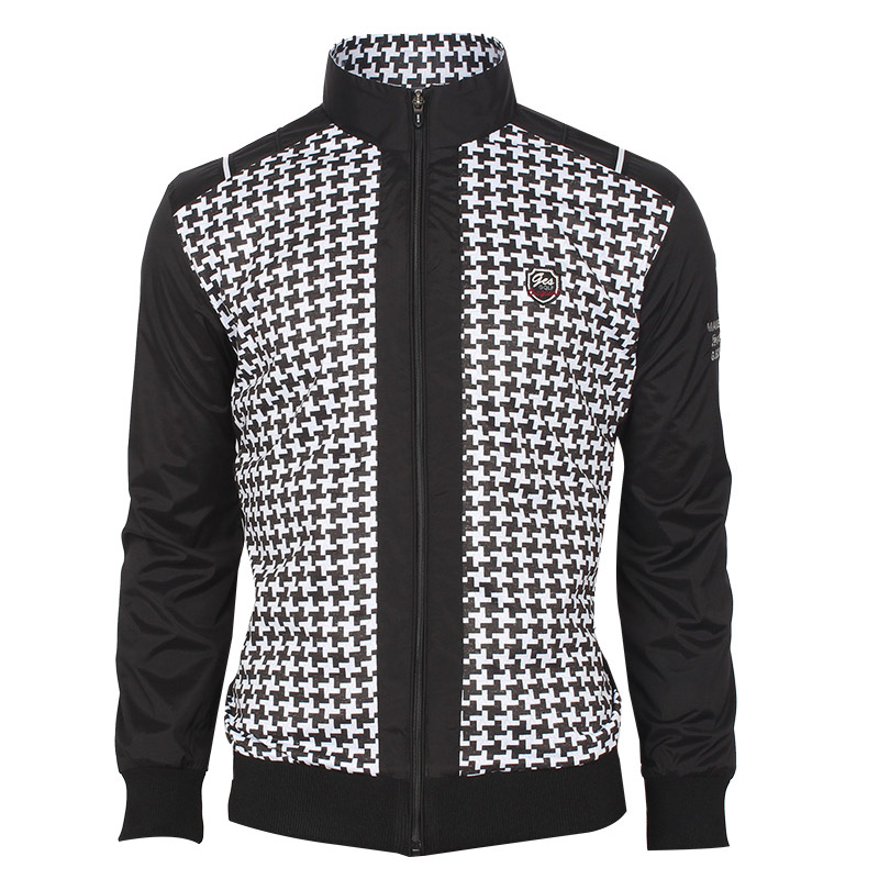 그렌에코 ges25301 남성 스판안감 프린트배색 풀집업 반목점퍼/봄가을 112,000원