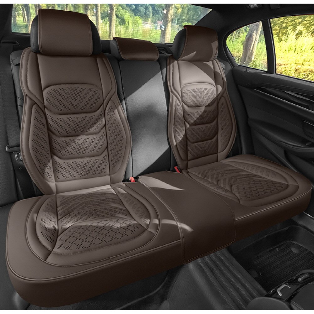 이엠비 차량용 통풍시트커버 교체 보호매트 풀세트, 1세트, 하바나브라운 뒷좌석 69,790원
