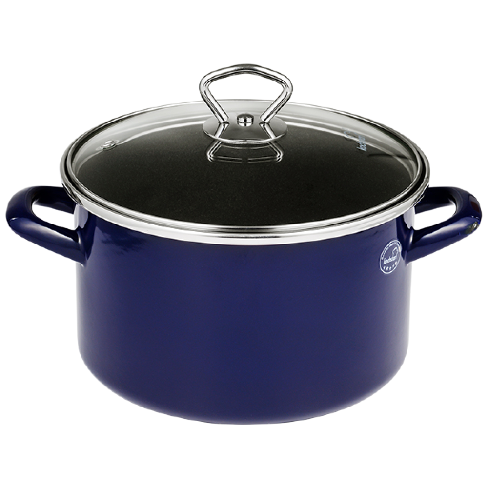 독일 콕스타 비엔나 블루 인덕션 법랑 높은 양수 냄비, 블루, 높은 양수 20cm, 1개 129,000원