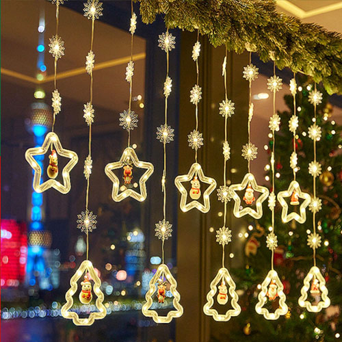 모두와샵 크리스마스 커튼 가랜드 조명 오너먼트 DIY 22,900원