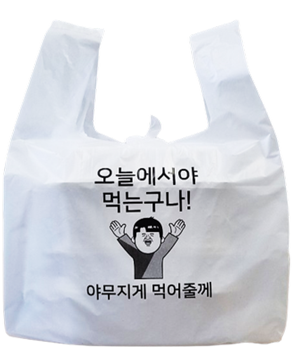 (맞춤팩) 포장,배달 비닐쇼핑백,디자인비닐봉투 9,200원