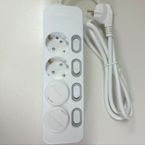 써지오 스위치 멀티탭 개별 4구 DH-1648-MT + 안전커버 2p 30,590원