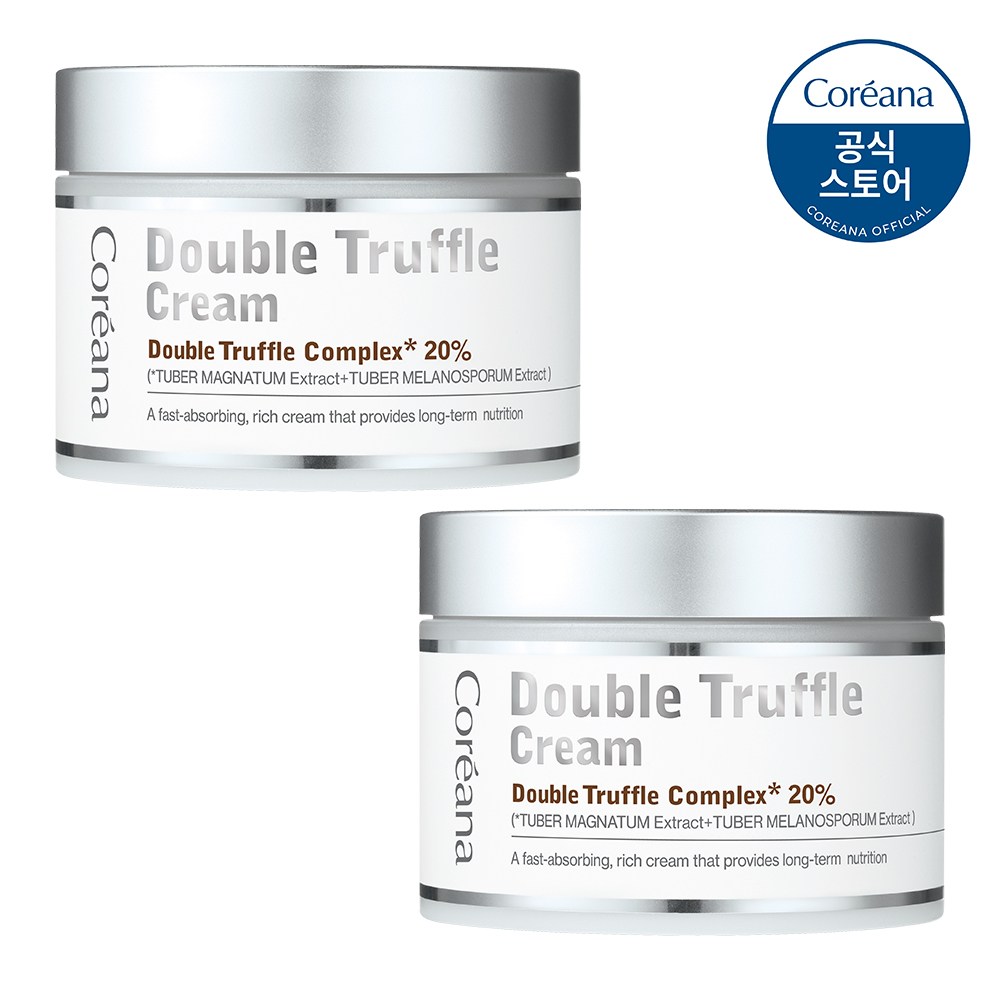 코리아나 더블 트러플 생기 영양크림 대용량 100ml, 100ml, 2개 19,990원
