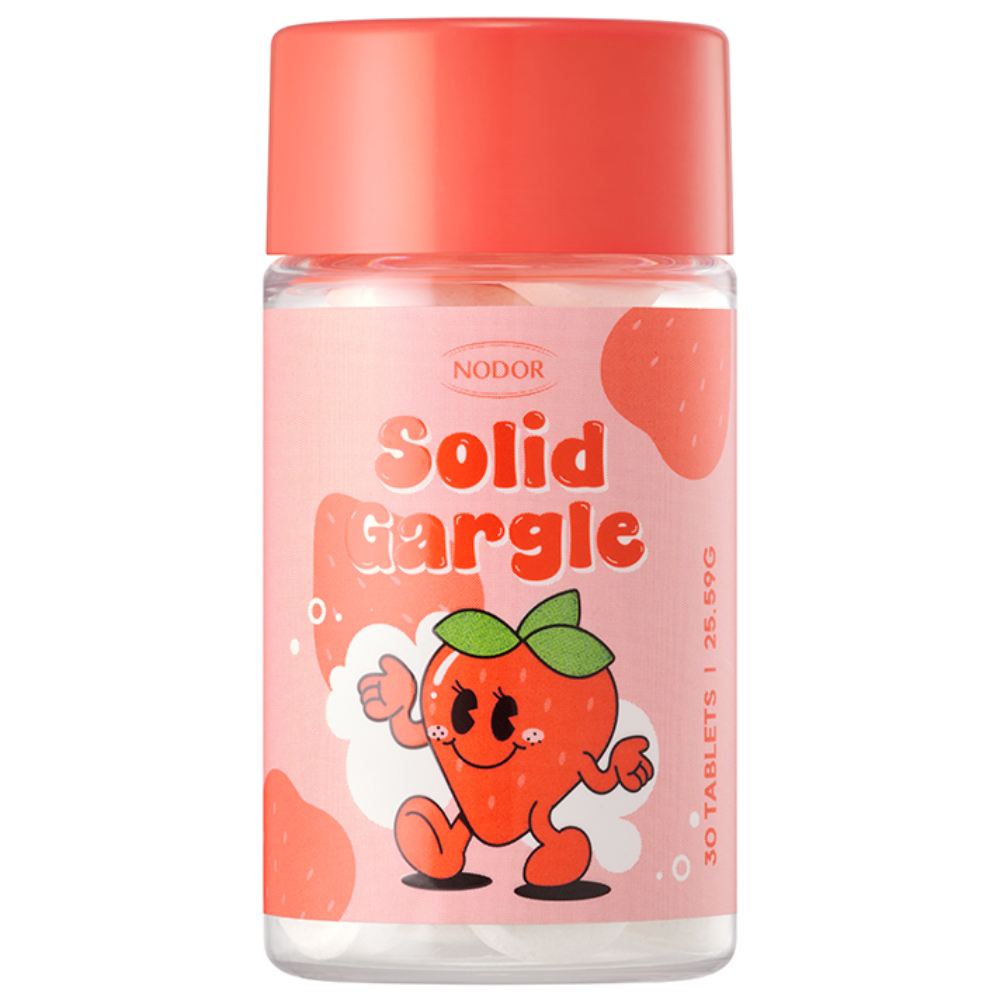 본사공식판매 노도르 고체가글 딸기향 30정 입냄새 제거 구취 관리 구강청결제 휴대용 가글 13,180원