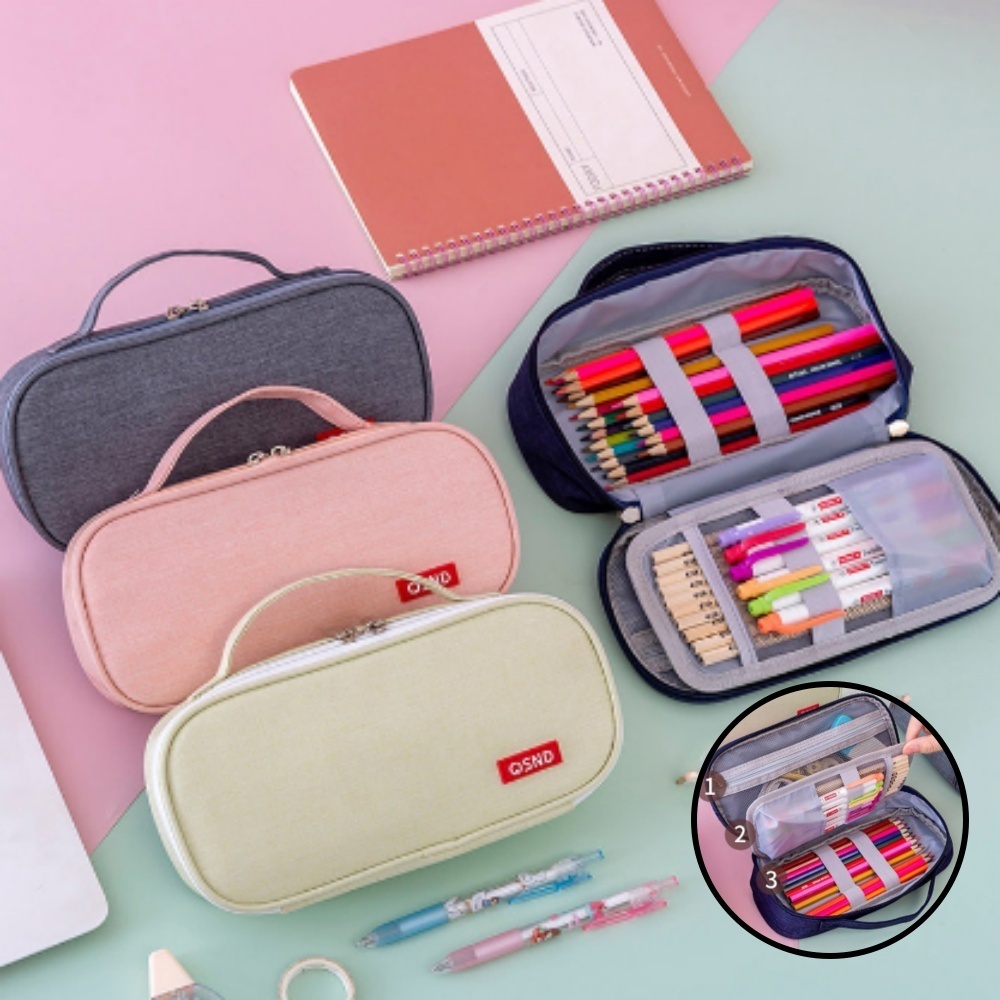 학생 문구함 지퍼형 필기구 보관통 필통 펜케이스 12,010원