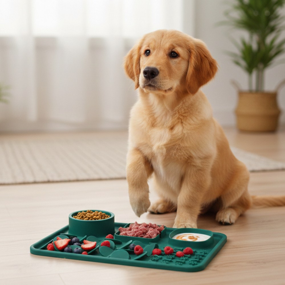 강아지 실리콘 슬로우 식기 핥기매트 급체방지 노즈워크 패드 12,590원