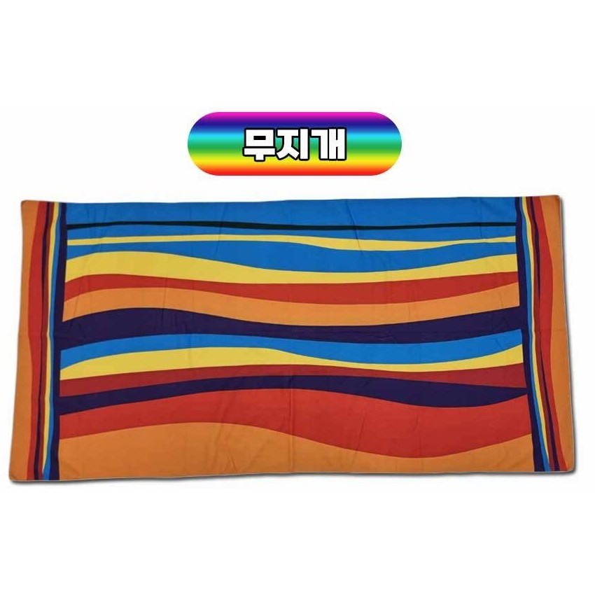 1+1 특대 커플 비치타올 레인보우 대형 수건 가운, 1개, 1+1 특대+특대 레인보우 비치타올 예진페이블, 1세트, 무지개 19,000원