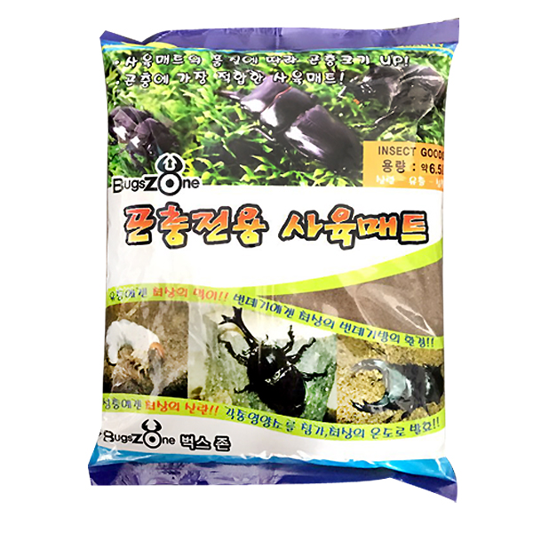 벅스존 곤충 사육매트 6.5L 6,930원