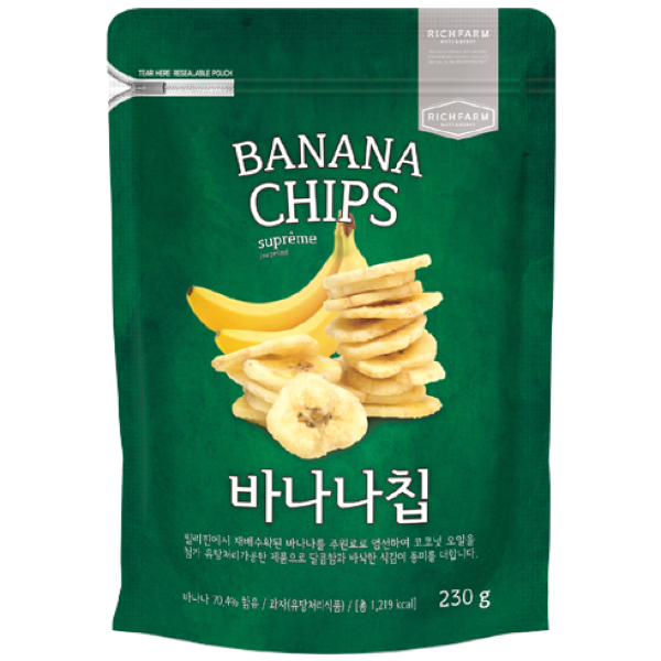 리치팜너트 바나나칩 230g, 230g, 20개 66,000원