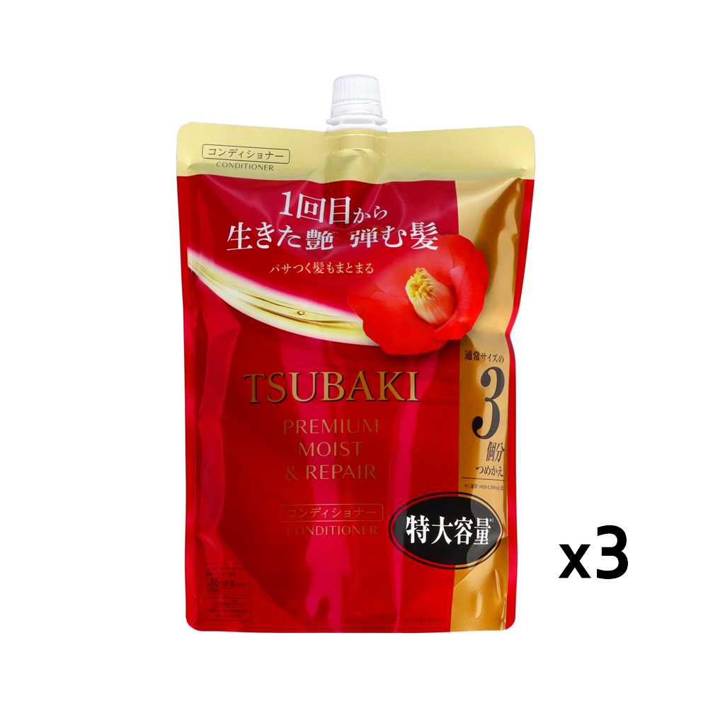츠바키 프리미엄 모이스트 앤 리페어 컨디셔너 리필용, 3개, 900ml 49,800원
