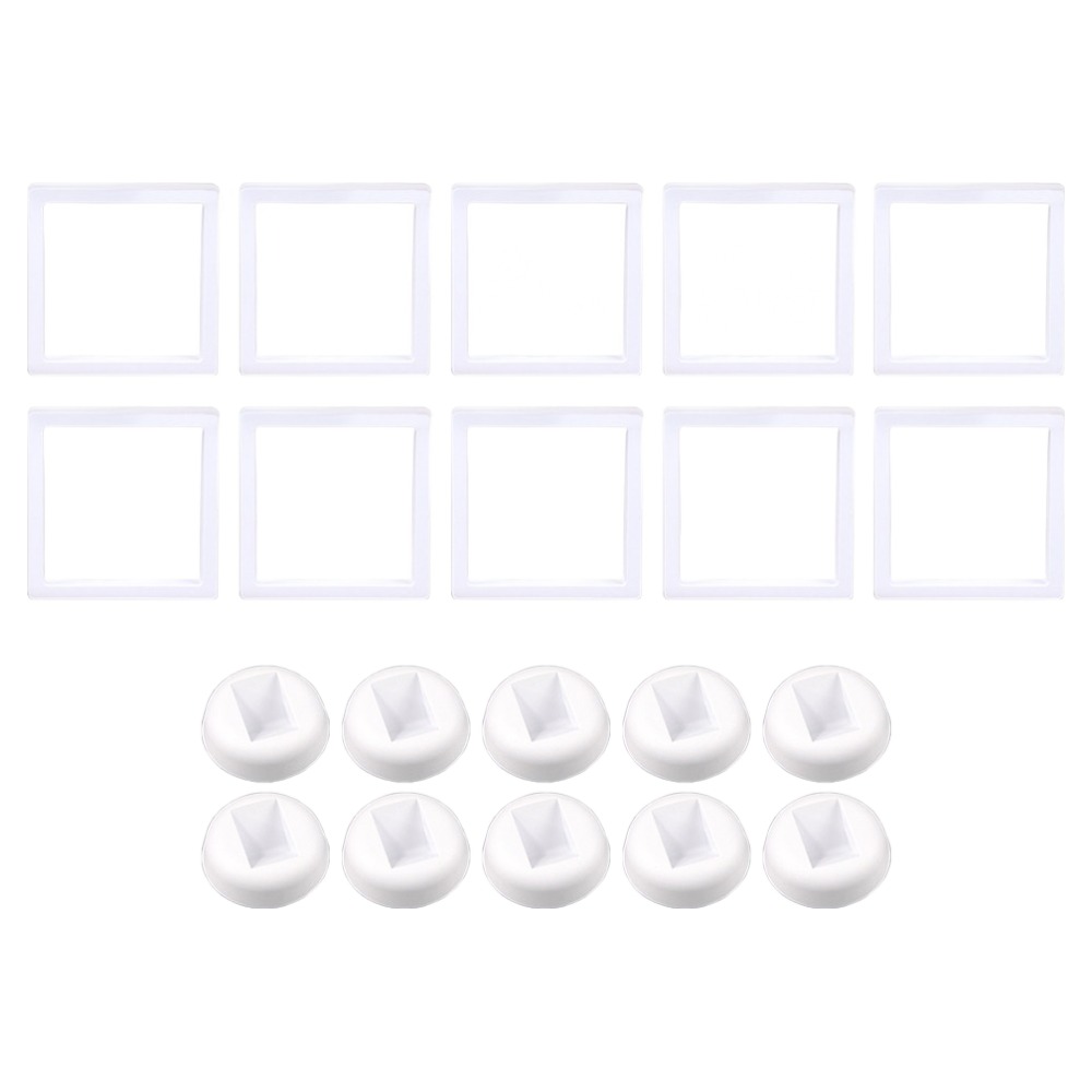 코히모 악세사리 보관함 케이스 선물포장 5W0480, 화이트, 10개 9,800원