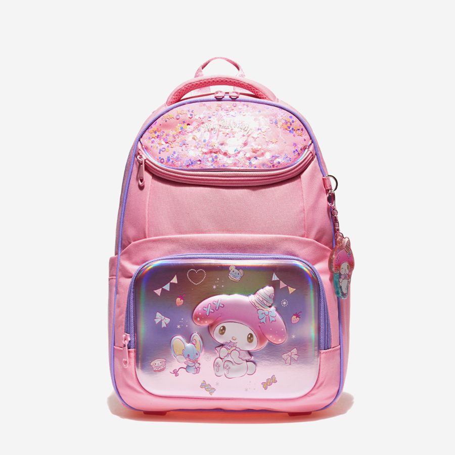 [ABC마트] 윙 하우스 마이 멜로디 더블 포켓 백팩 세트 MY MELODY DOUBLE POCKET BACKPACK SET *보조가방 세트* 76,000원