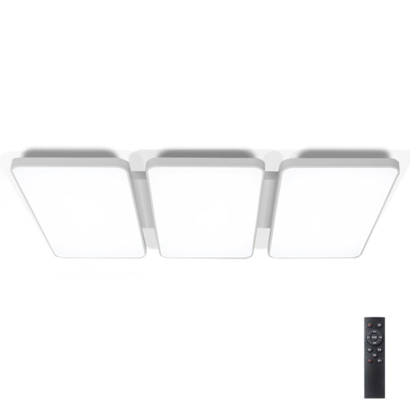 멜리빙 라이트 심플 플리커프리 삼색변환 LED 천장등 200W + 리모컨 세트, 화이트 146,670원