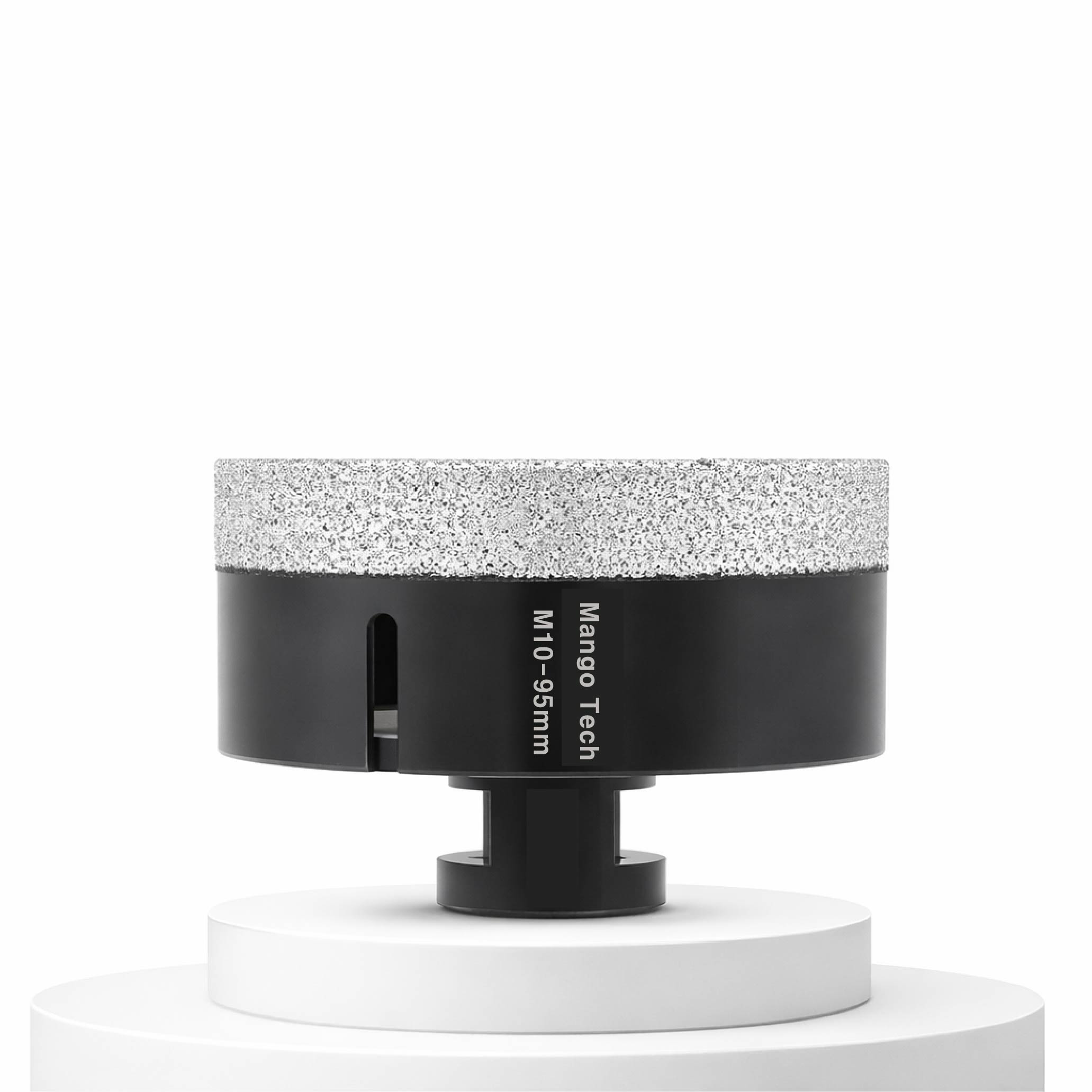 망고테크 그라인더용 다이아몬드 홀쏘 95mm 타일 구멍 기리 임팩용아답터포함 유리 포세린 대리석 도자기 융착 코어 비트 홀커터 홀소, 1개 59,900원