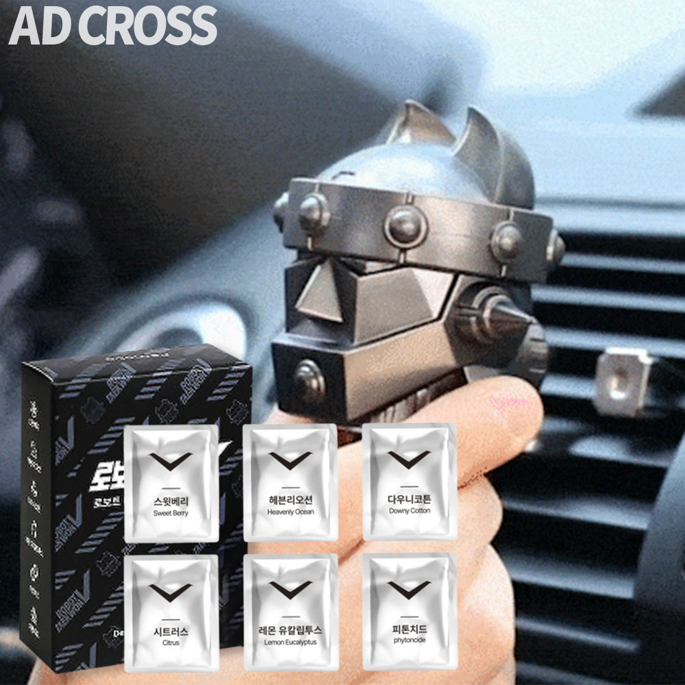 애드크로스 레모토 태권브이 차량용 방향제 리필 탈취제 실내 디퓨저 리필용 2개입 7,000원