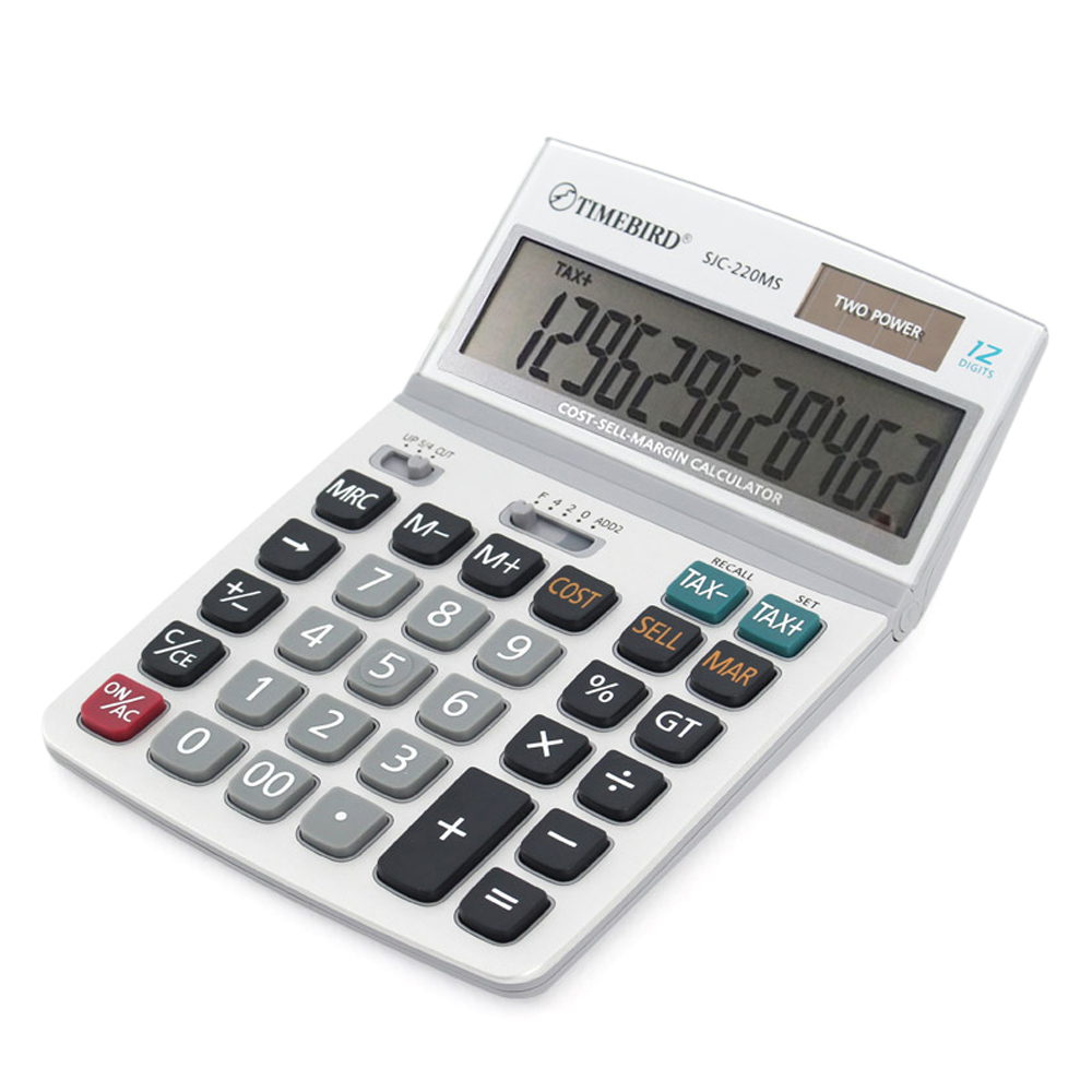 타임버드 데스크탑 계산기 SJC-220MS, 혼합 색상, 1개 18,900원