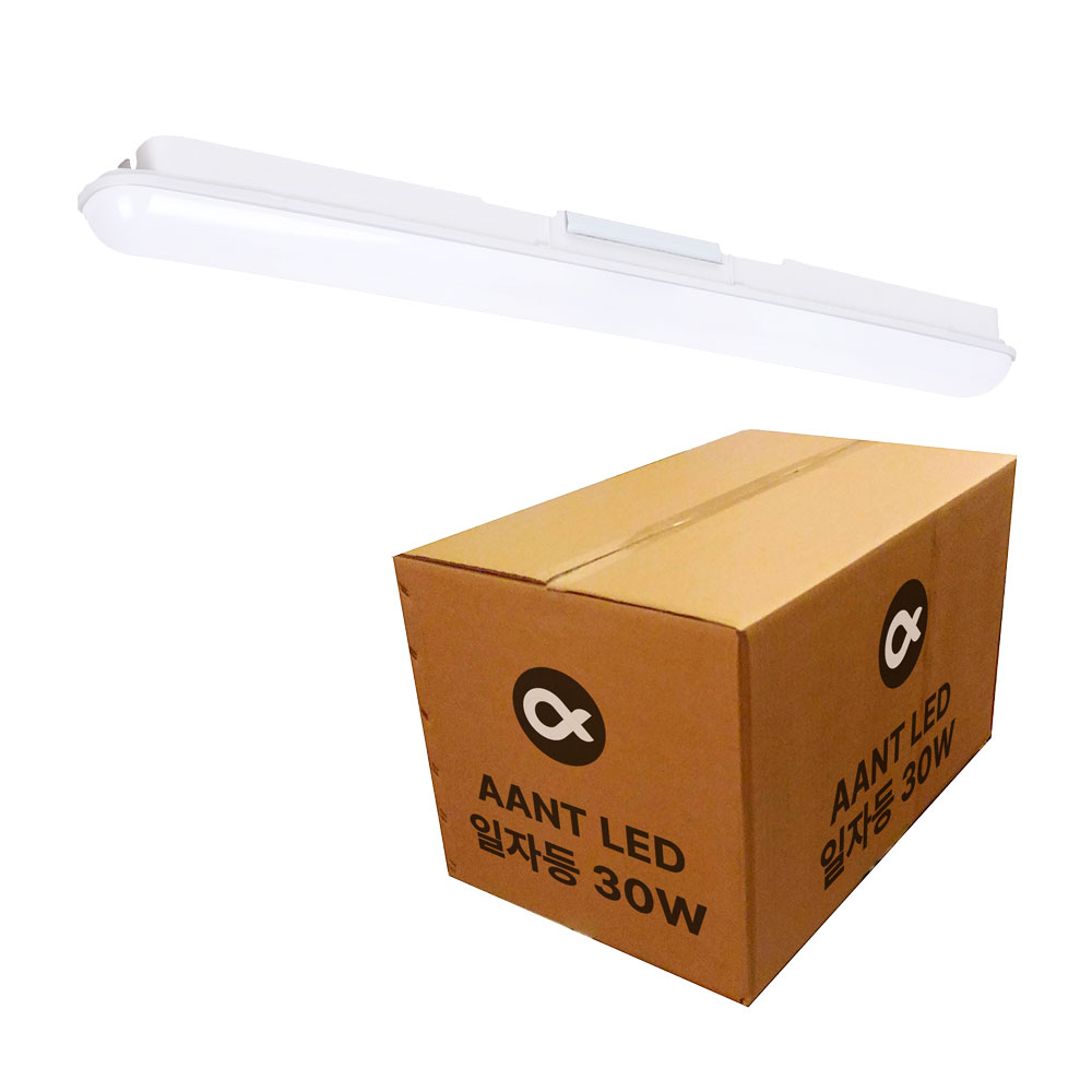 [안트] LED 일자등 30W 주광색 사무실/상가 교체용 기본조명 플리커프리 55,000원