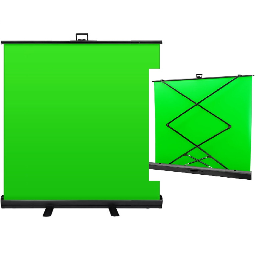 롤크로마키천 배경천 롤스크린 VDR-M202 이동식백드롭 본젠 촬영배경막 폴리에스터 3초면 OK 개인방송촬영 237,600원