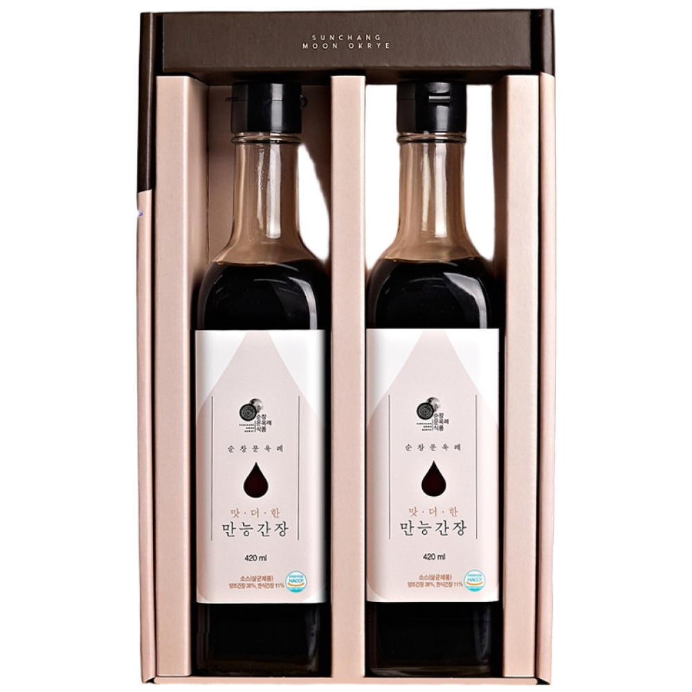순창문옥례 우리콩 간장 종합선물세트 특선 2호 전통 간장으로 깊은 맛과 마음을 전하세요 30,000원