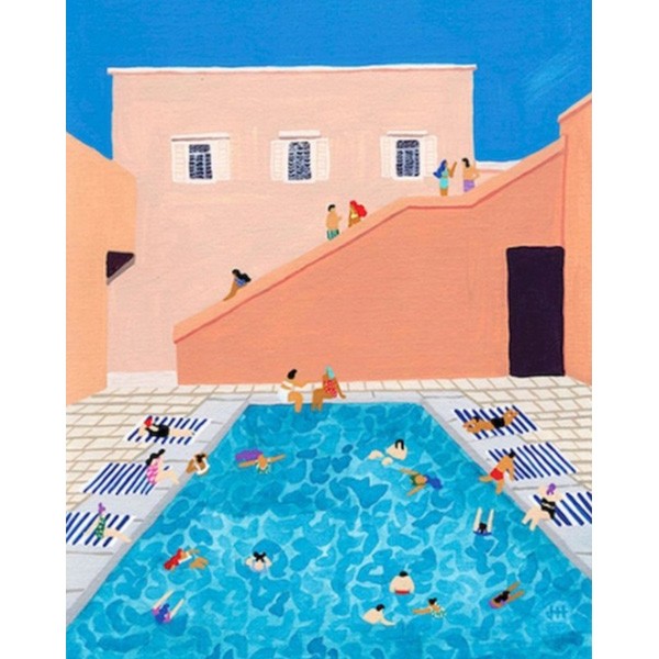 리빙듀오 DIY 쉬운 명화 유화그리기 A-279 수영장 전경 40x50 19,470원