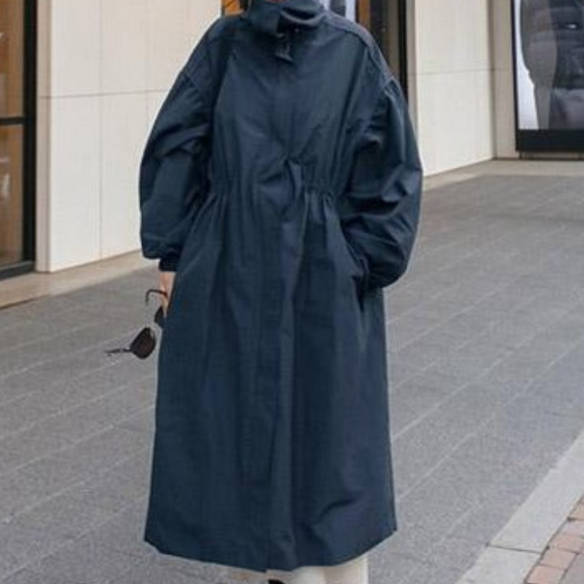 퀸앤조이 간절기 시크한 롱롱 야상 87,800원