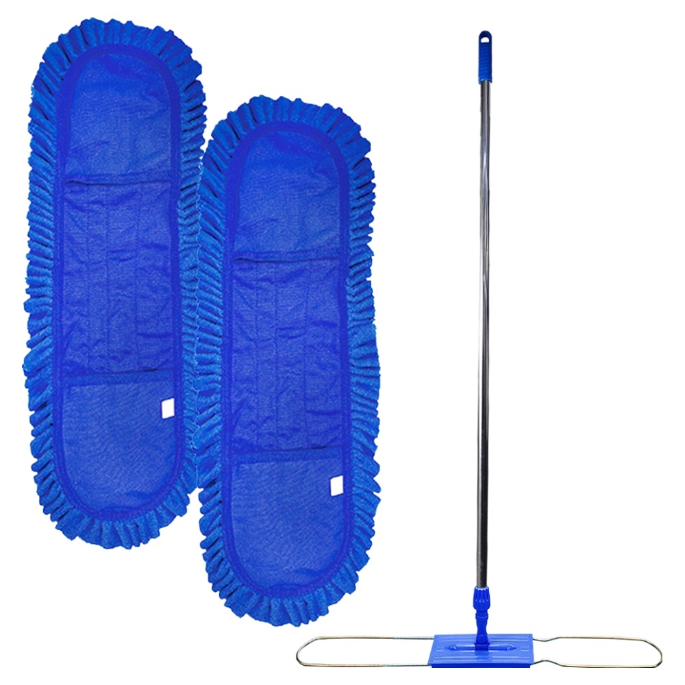 월드크린 극세사 리스킹 블루 걸레 60cm x 2p + 프리미엄 판자루 19,900원