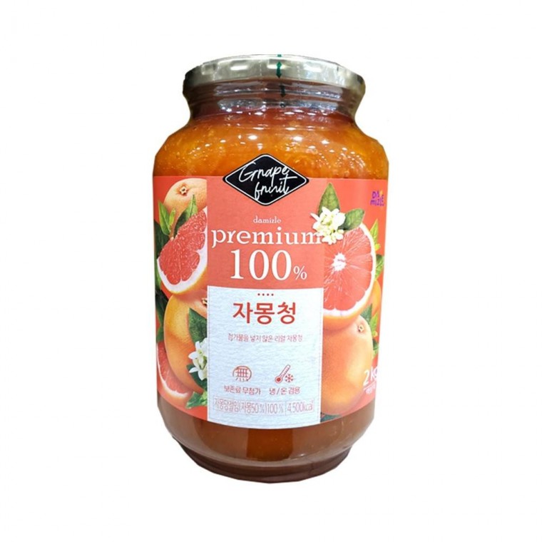루미나D 자몽에이드 홈카페 프리미엄 100프로 리얼 자몽청 2kg 56,000원