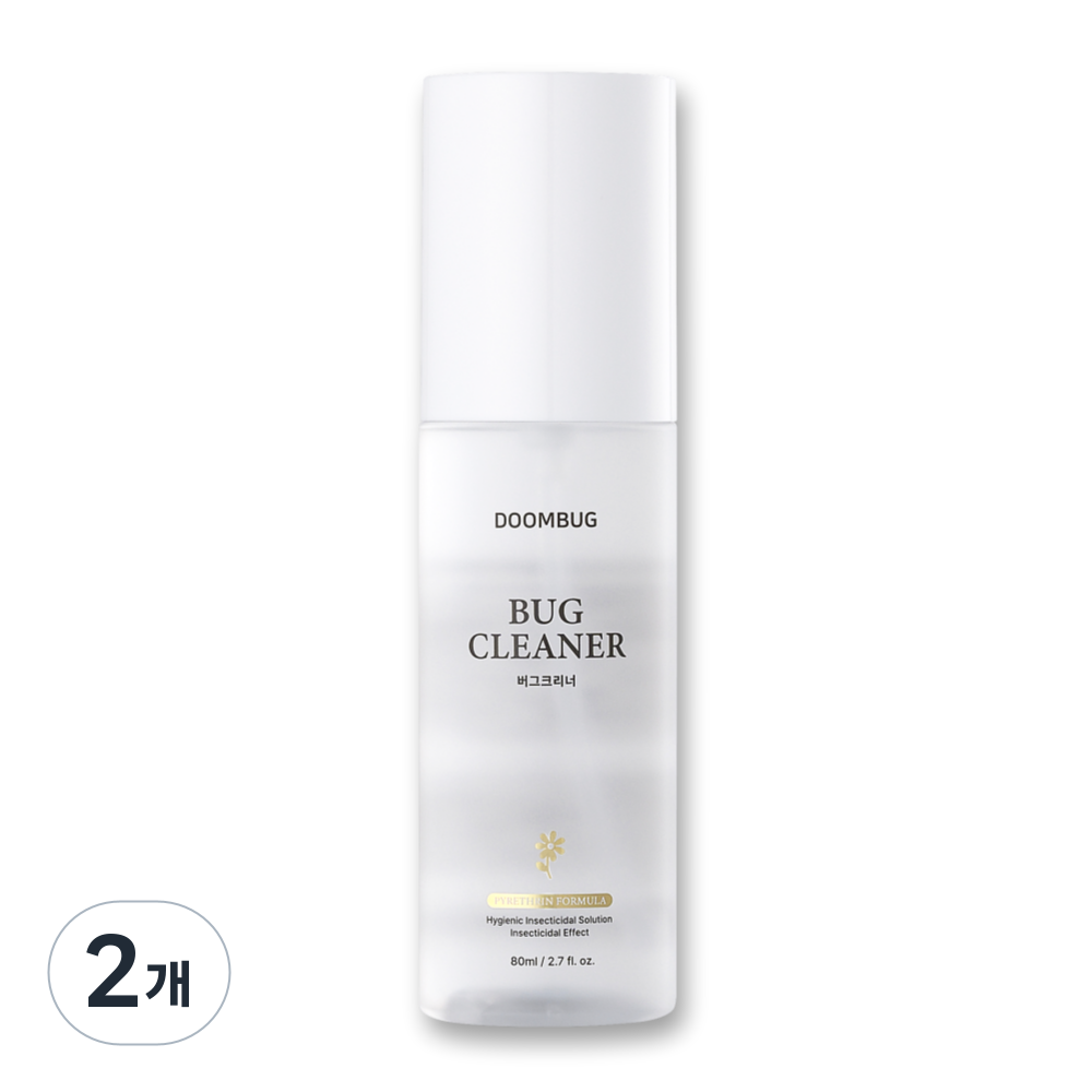 둠벅 버그크리너 80ml 내츄럴 피레트린 여행용 진드기 베드버그 빈대 퇴치제 23,900원