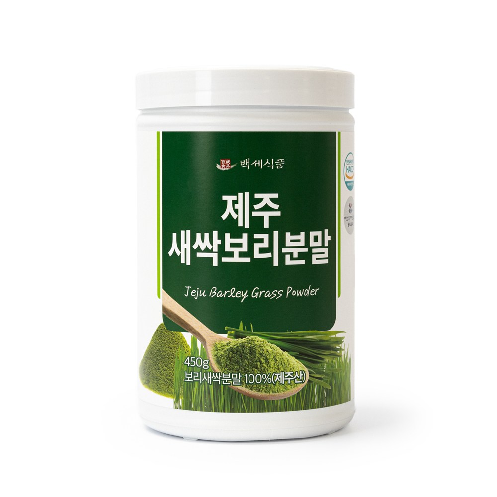 백세식품 제주 새싹보리 분말 450g HACCP 인증제품, 450g, 3개 64,200원