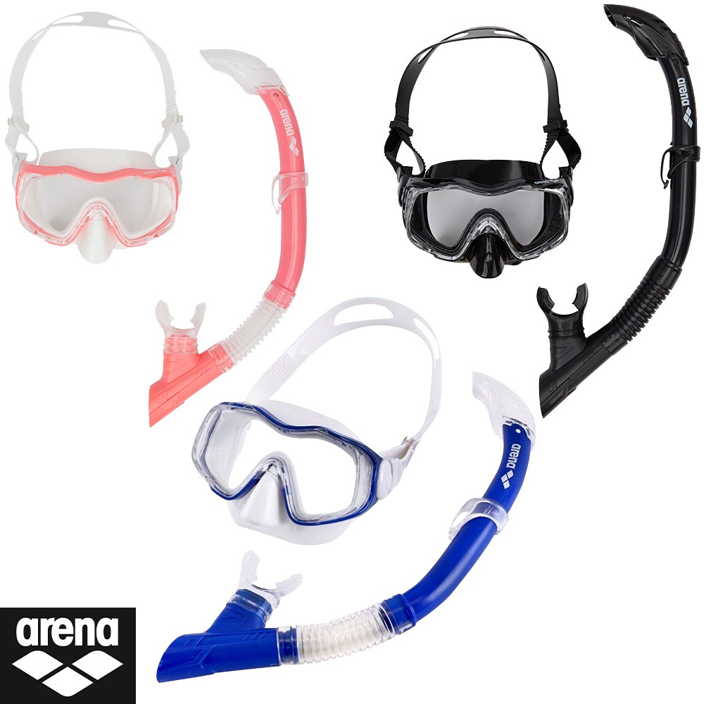 아레나(ARENA) 키즈 스노클세트 A5AC1OK53 아동용 스노클링 수영장 수영용품 물놀이용품 워터파크 폴리백 증정, 블랙 47,700원