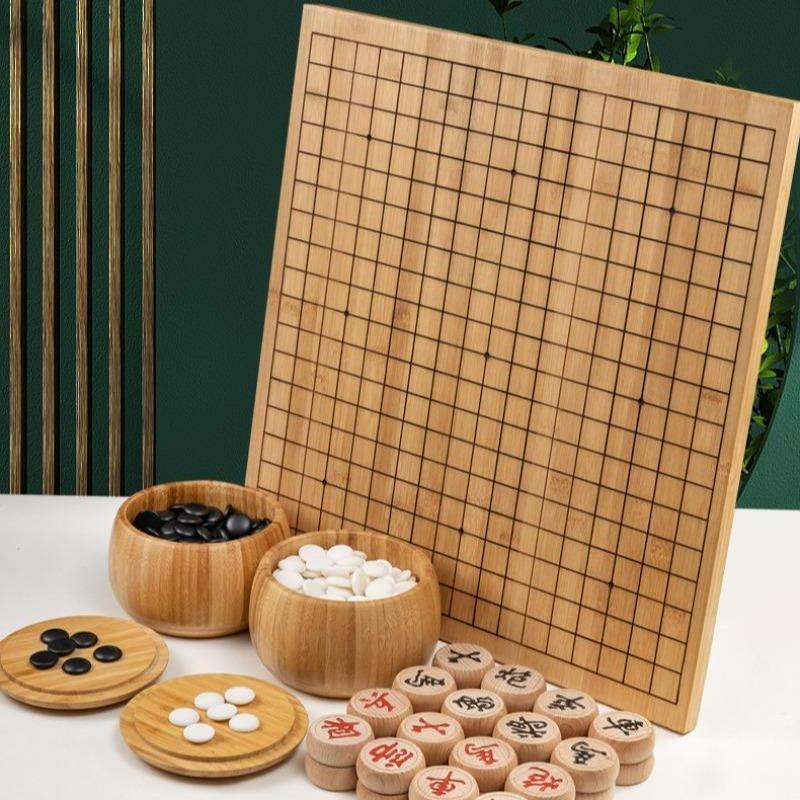 바둑판 장기 양면 세트 초보자 입문용 경기용 원목 오목 38,200원