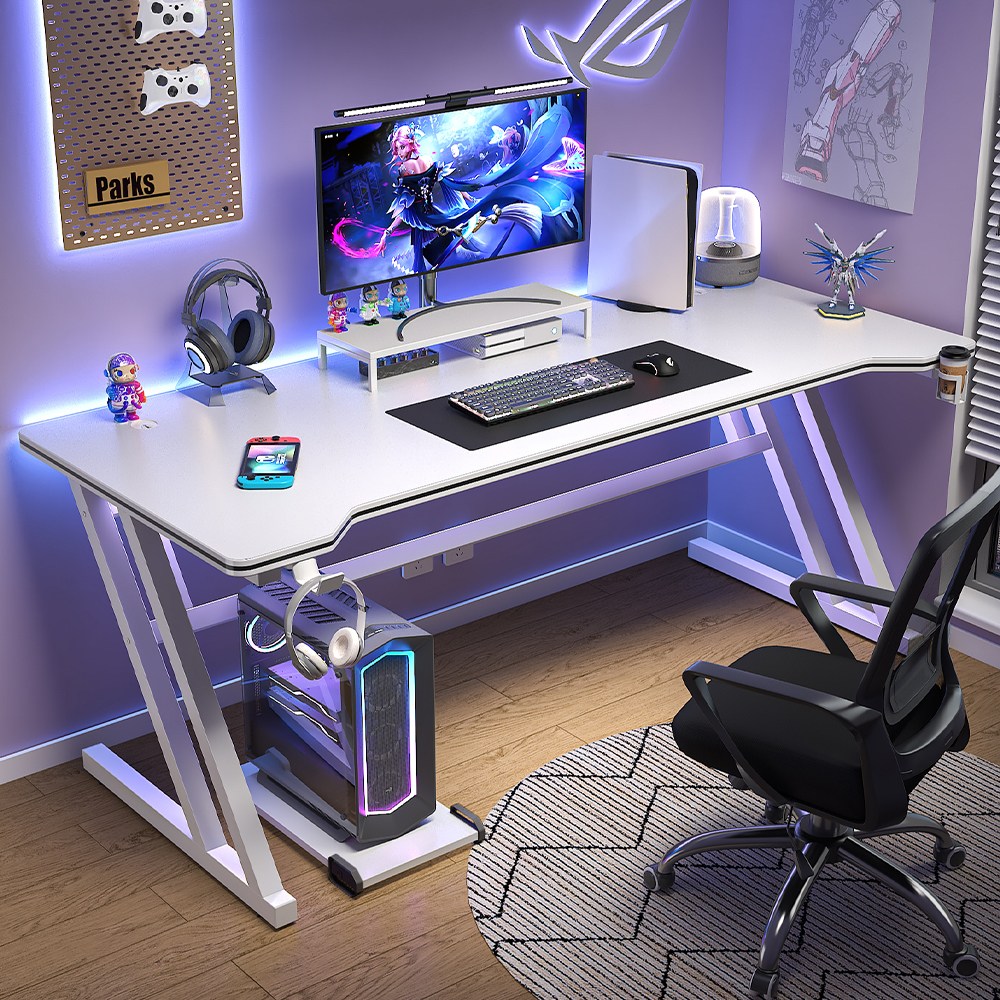 투에스리빙 컴퓨터 게이밍 책상, 화이트 69,900원