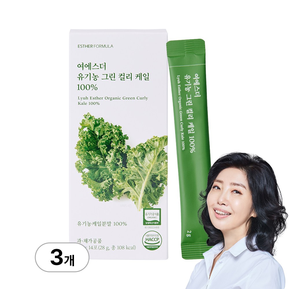 [본사직영] 여에스더 유기농 그린 컬리케일 100% 식약처인증 국민영양 프로젝트 29,700원