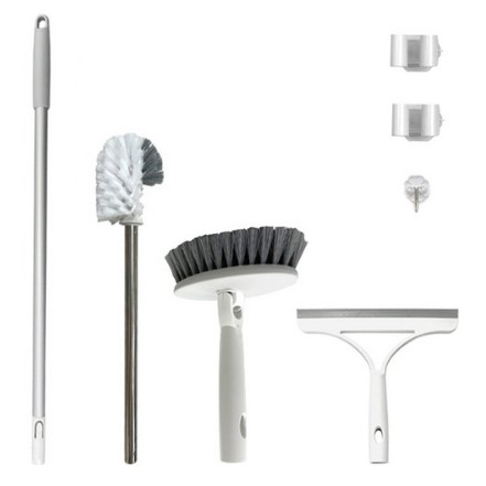 핌 시스템 욕실 청소용 4종 + 이지벽걸이 2p + 매직후크 세트 48,000원