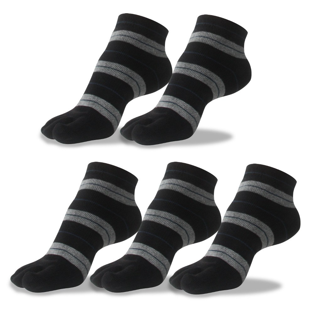양말조아 남자 가는 줄무늬 발편한 발가락양말 단목/중목-10족 24,900원