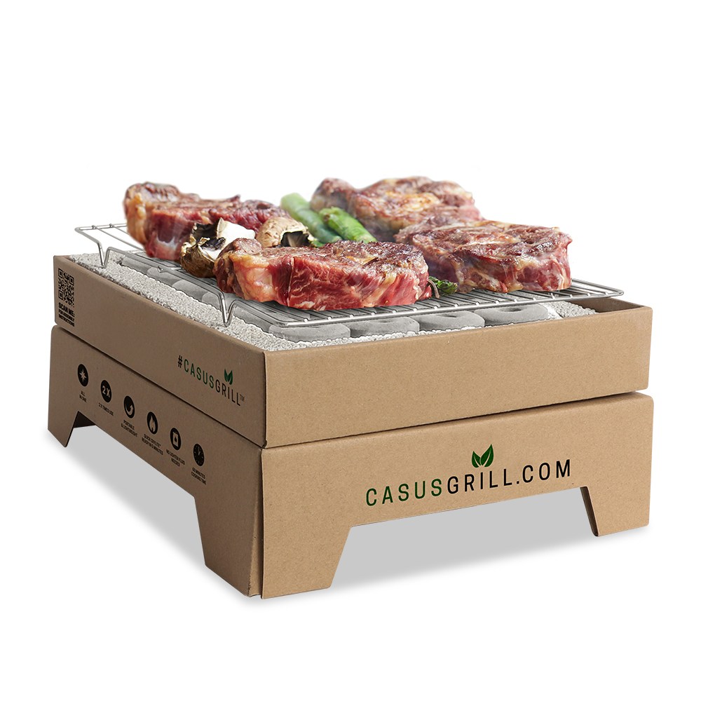 카서스 캠핑 바베큐그릴 일회용 꾸버스 숯불 야외 직화 BBQ, 1개 12,900원