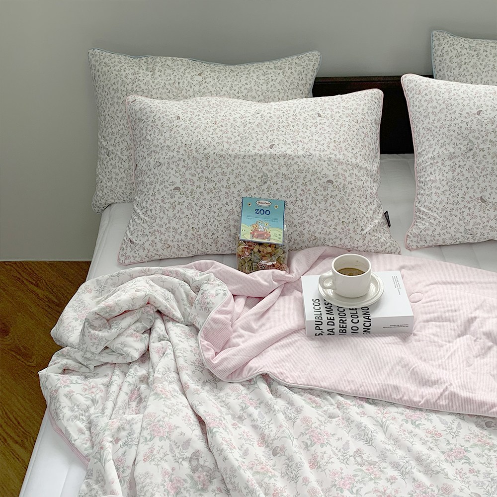 수젠하우스 버니 스트라이프 냉감 여름 이불 침구 세트 72,600원