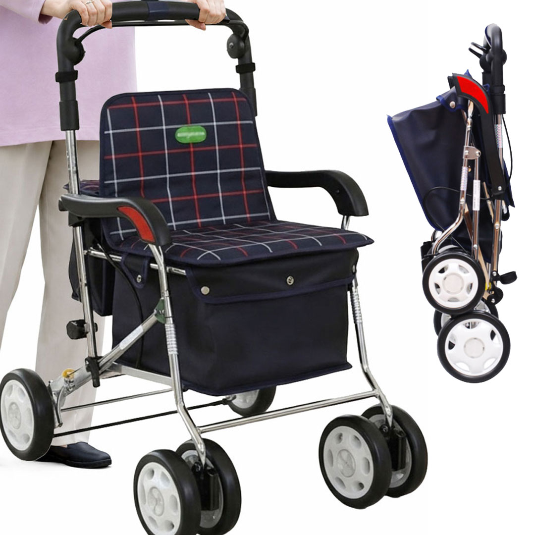 노인보행기 어르신유모차 접이식 보행보조기 실버카 129,000원