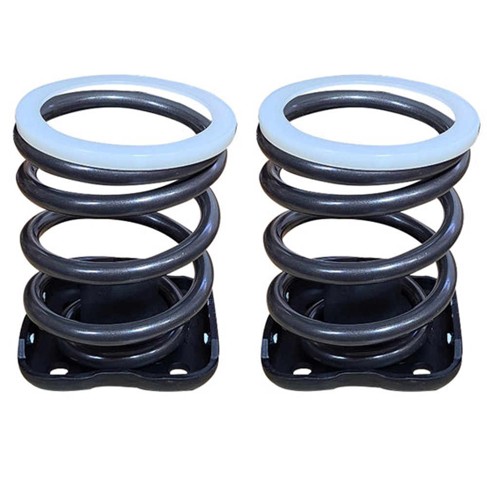 고급형(대형) 15mm 봉고3 1톤 2륜전용 화물차 캠핑카 코일스프링세트(스프링2개+받침대2개) 2중 분체도장 적재함 화물칸 하체 보강 완충 서스펜션 110,000원