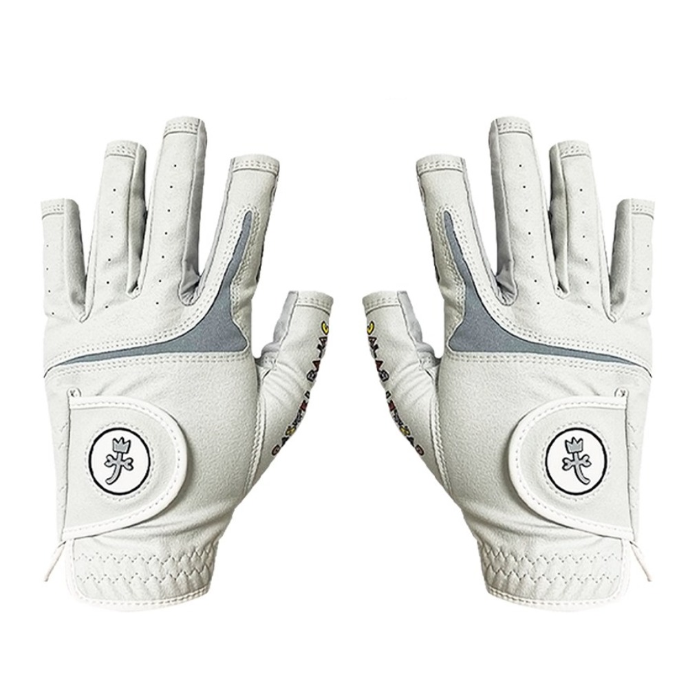 까스텔바작 남성 반양피 네일컷 양손 골프장갑 파크골프장갑, 1개, 화이트 27,800원
