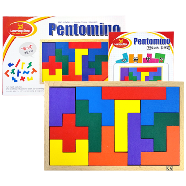 러닝스텝 원목 펜토미노 베이직 소책자포함, 1개 8,500원