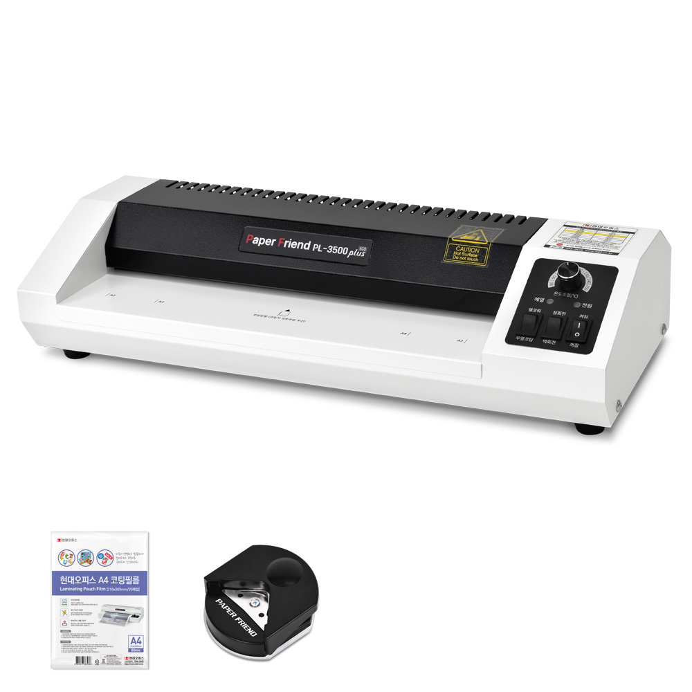 페이퍼프랜드 안티잼 코팅 시스템 A3 코팅기 PL-3500 PLUS ECO + A4 코팅지 + 코너 라운더 세트 125,000원