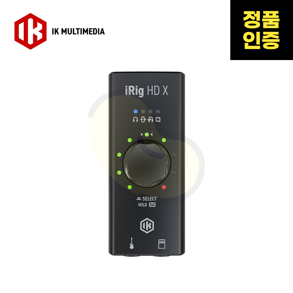IK MULTIMEDIA(아이케이 멀티미디어) iRig HD X 아이릭 모바일 기타 베이스 인터페이스 219,000원