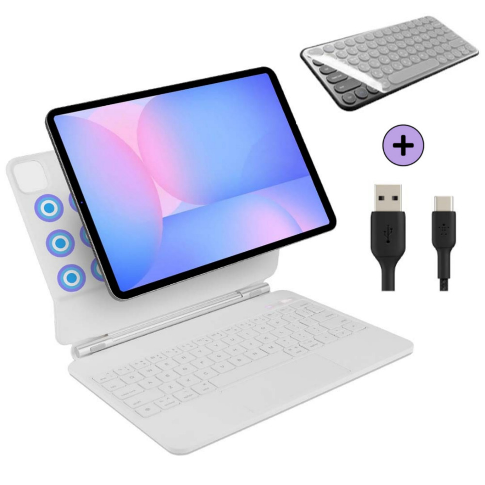 갤럭시탭S10 FE / S10 FE 플러스 호환 블루투스 매직 키보드 케이스 커버 아이친구 77,700원