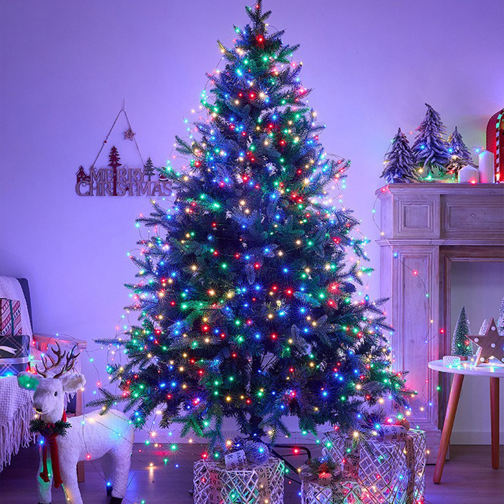 21세기트랜드 태양열 8모드 지네 좁쌀 야외 줄전구 1000구 25m, 블랙와이어 칼라, 1개 46,700원