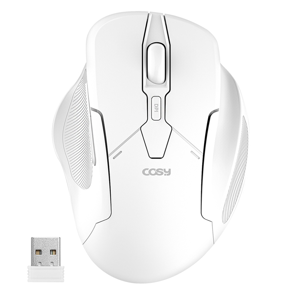 코시 무소음 세미 버티컬 무선 마우스, 화이트, M4129WL 14,500원