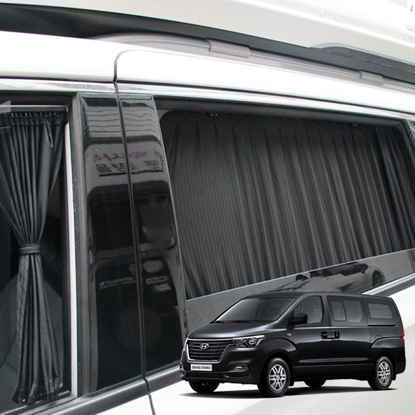 톨른 올뉴카니발 맞춤형 카커튼/커텐/고급원단, 3열 블랙, 1세트 53,190원