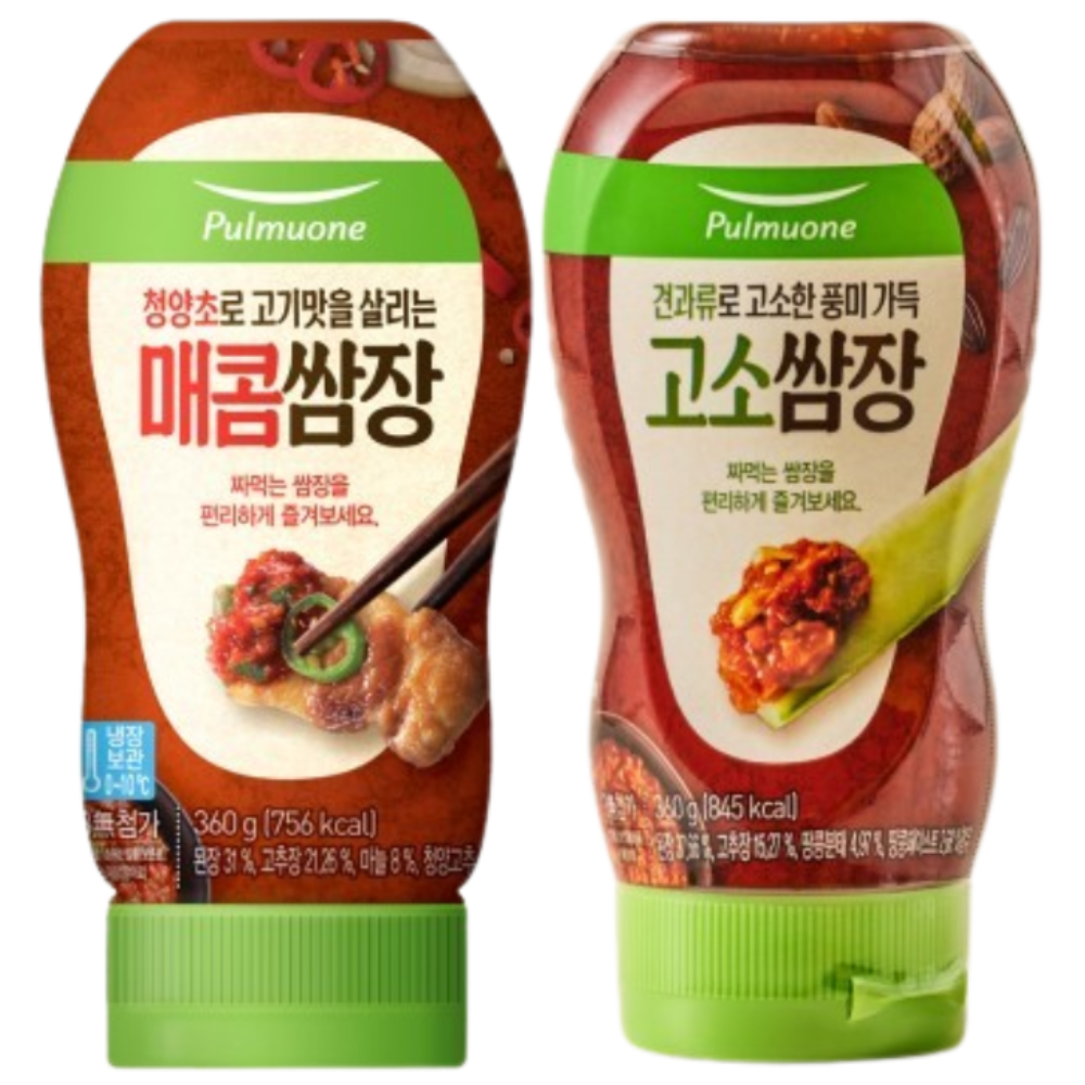 (냉장)[풀무원]매콤쌈장360g + 고소쌈장360g 13,510원